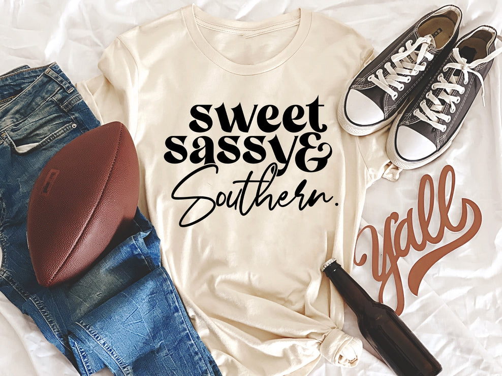 Sweet Sassy and Southern Graphic Tee