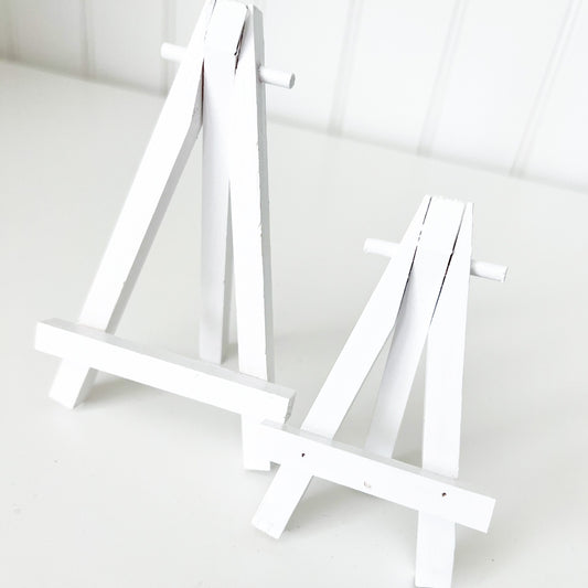 White Mini Easel for Tier Tray- Set of 2