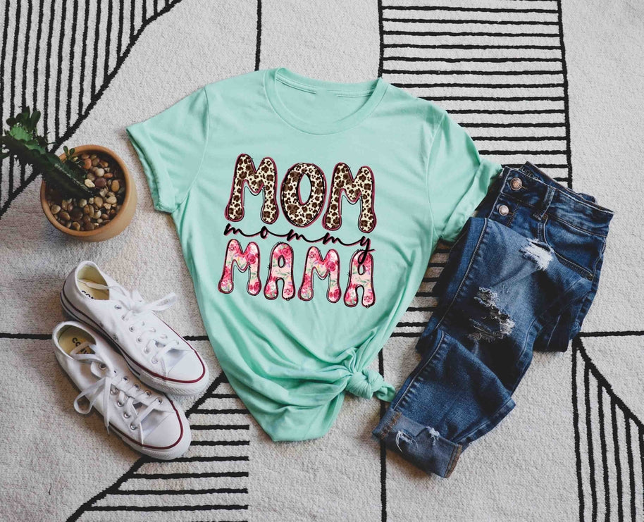 Mom Mommy Mama Doodle Graphic Tee