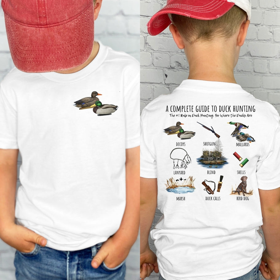 Complete Guide to Duck Hunting Boys Graphic Tee