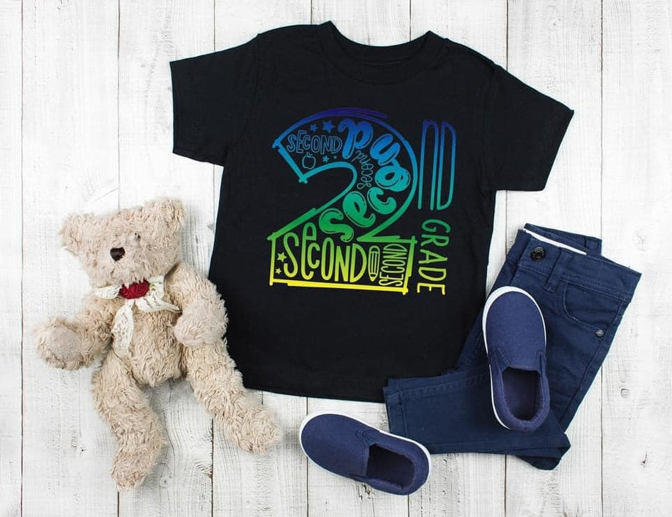 Pre-K to 5th Grade Colorful Boys Graphic Tee