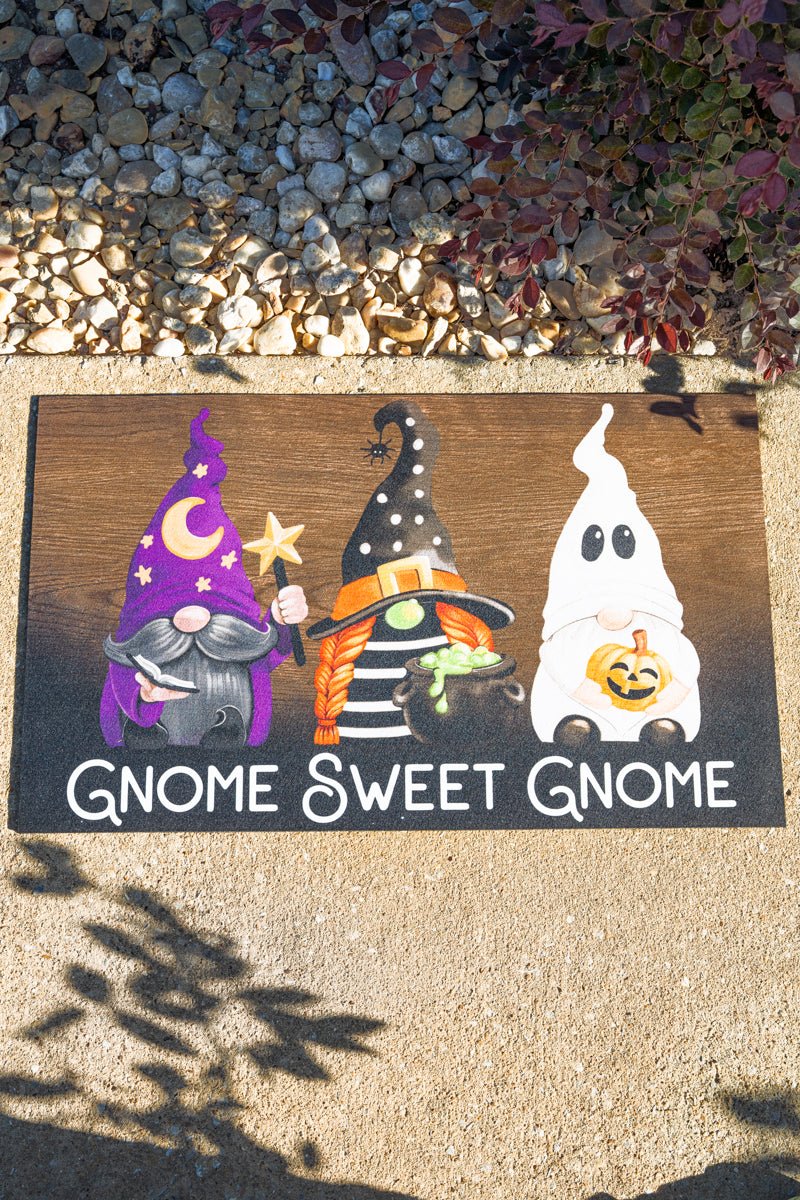 Gnome Sweet Gnome Halloween Doormat