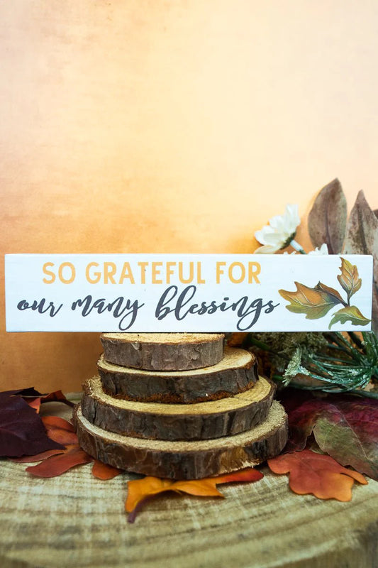 "So Grateful” Tabletop Block